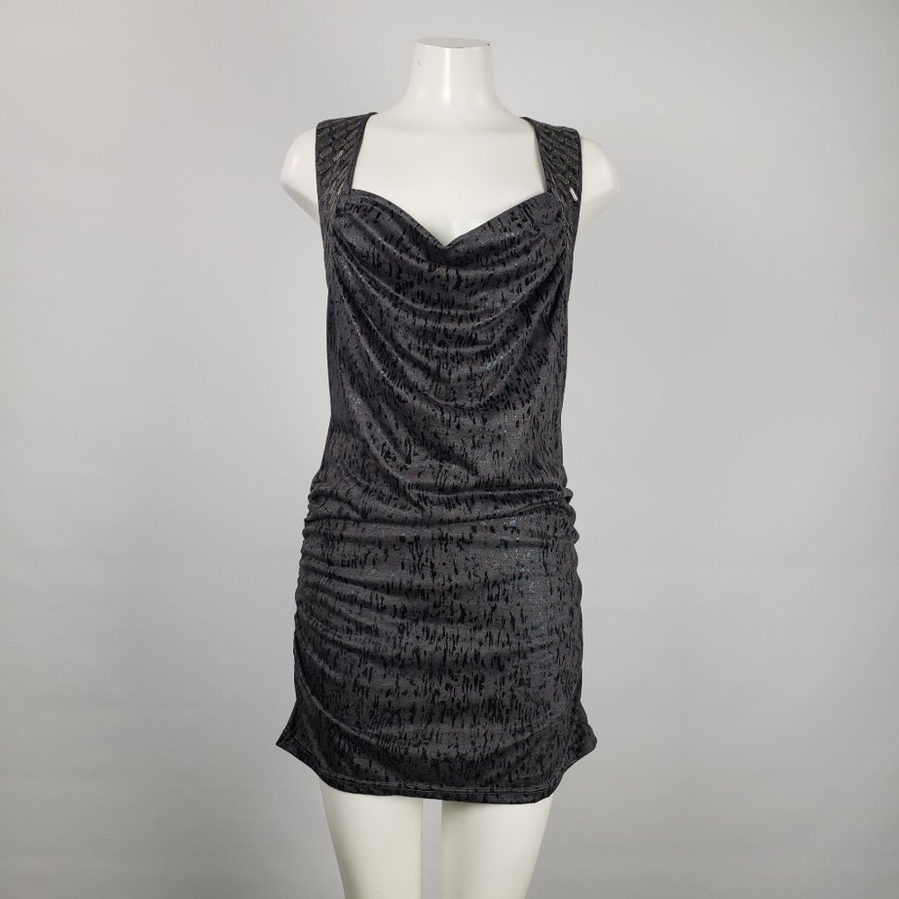 Buffalo Grey Rouched Dress Size M